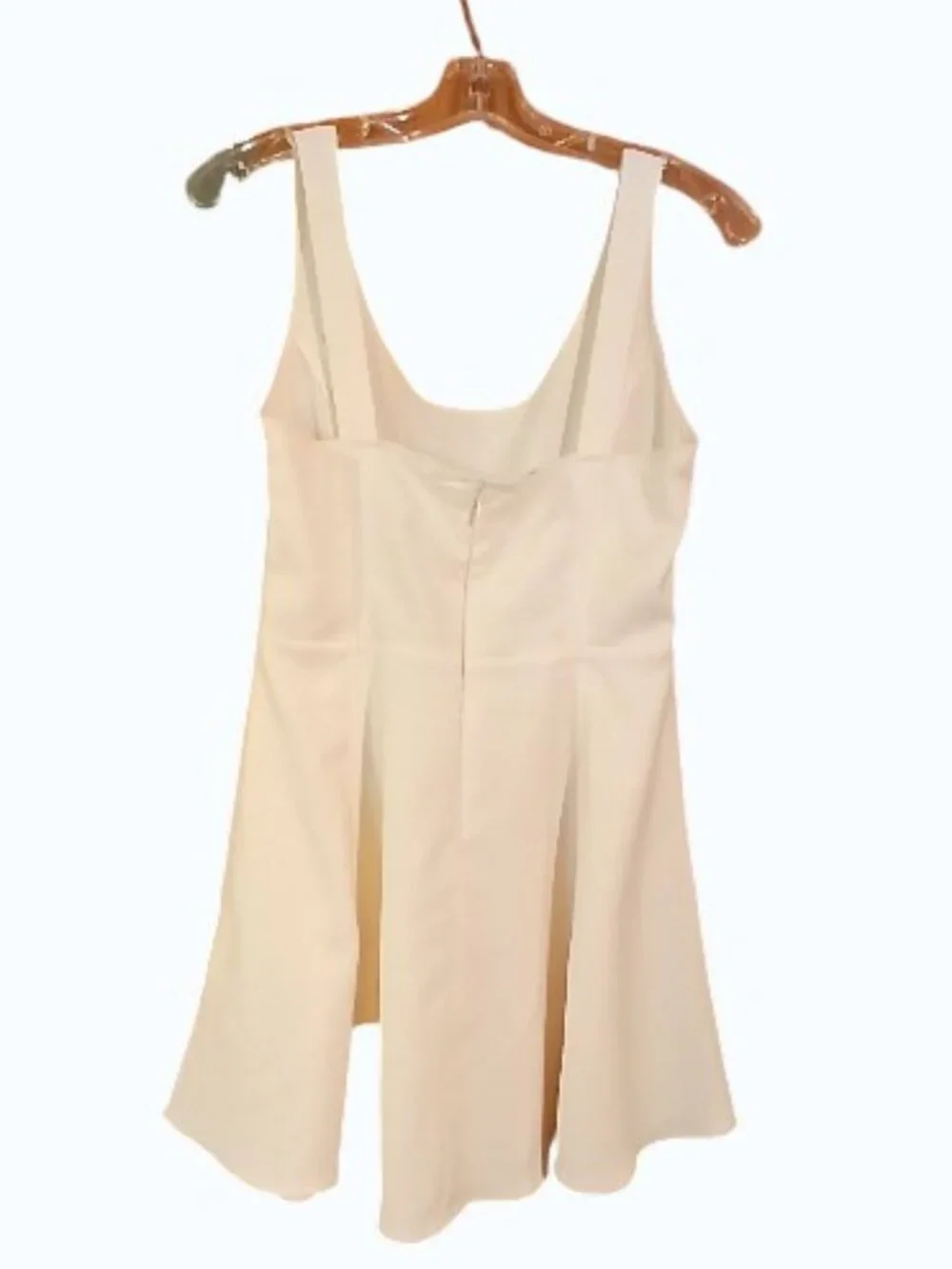 H & M Cream Sleeveless Fit and Flare Mini Dress - Picture 2 of 11